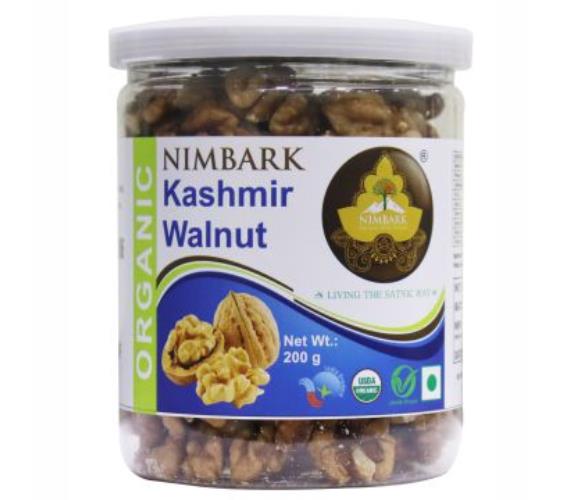 Nimbark Organic Kashmir Walnut | Natural Dried Kashmiri Walnut | Walnut Kernels | Akhrot Giri 200gm